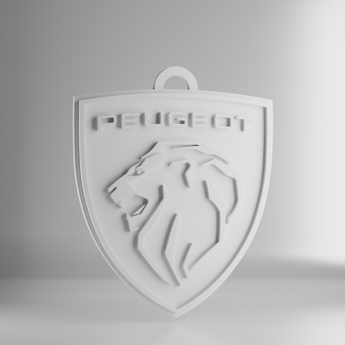 Porte Clé Peugeot Moderne