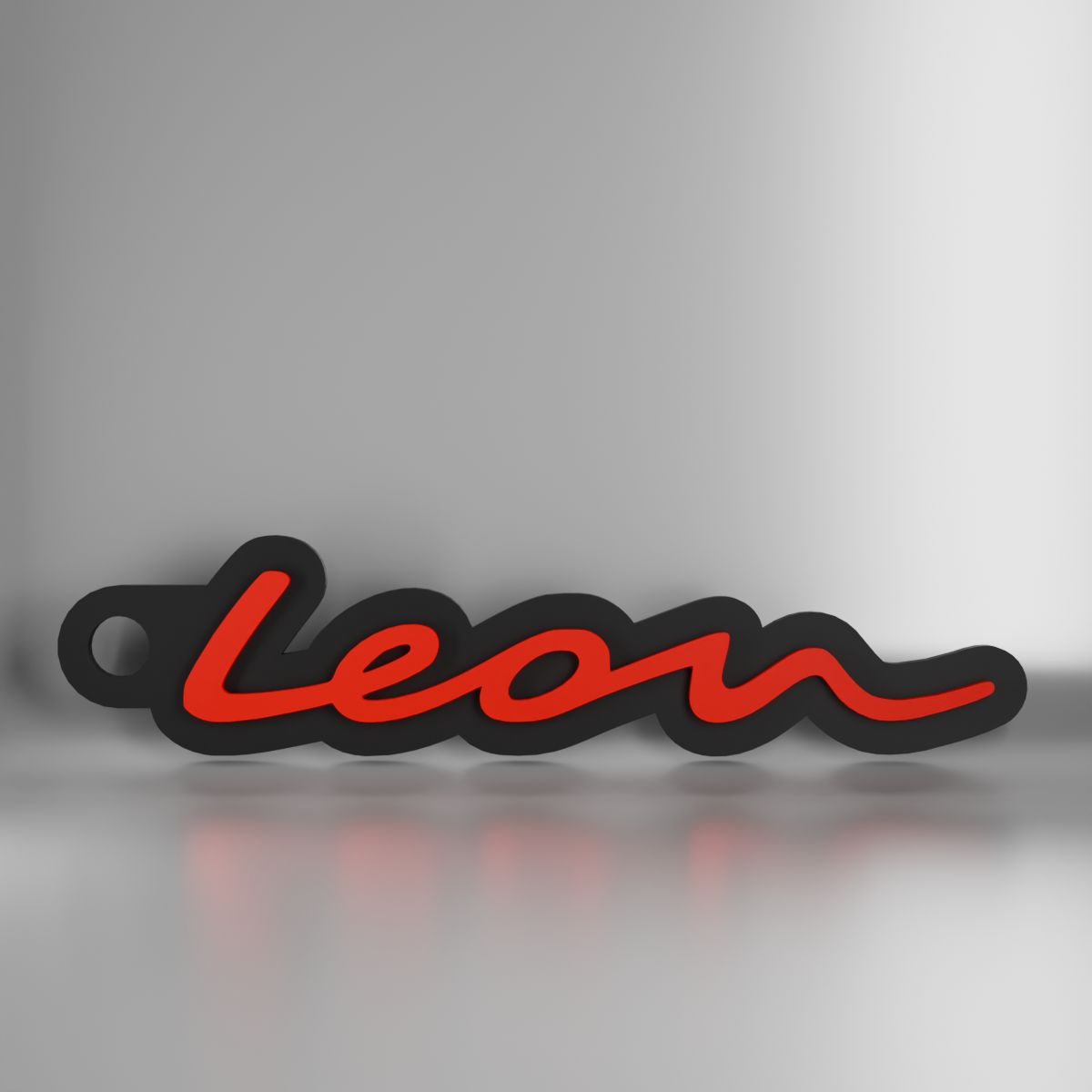 Porte Clé Léon Texte Style 2020