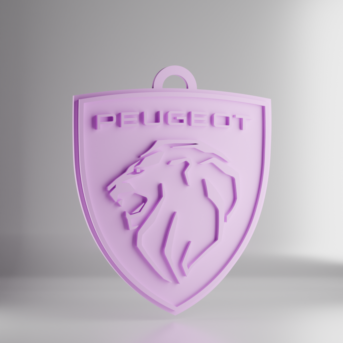 Porte Clé Peugeot Moderne