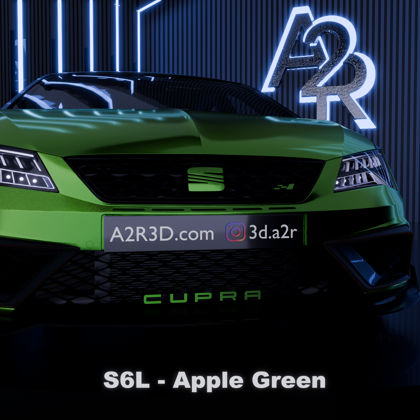 Lettrage CUPRA calandre Léon 5F