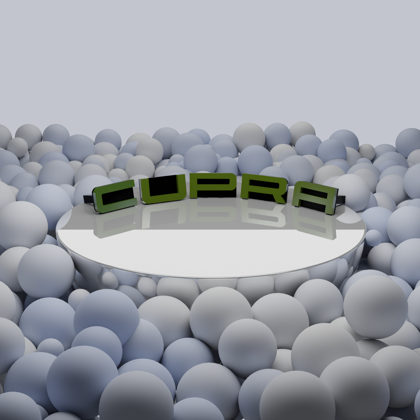 Lettrage CUPRA calandre Léon 5F