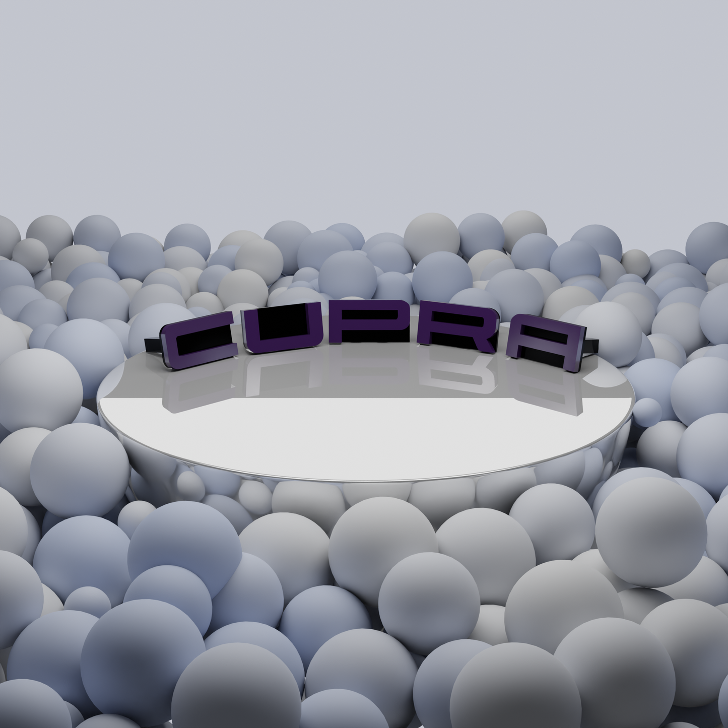 Lettrage CUPRA calandre Léon 5F